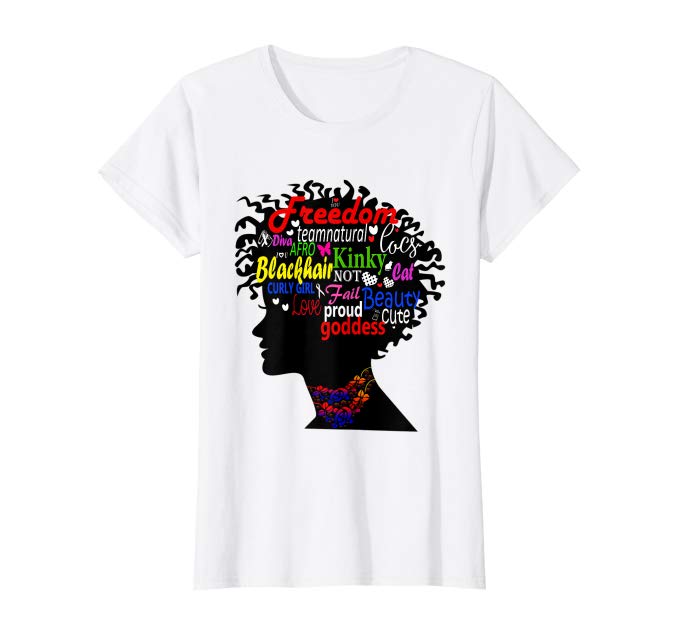 Afro With Text T-Shirt 
